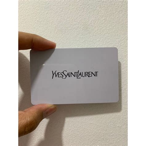 real ysl authenticity card